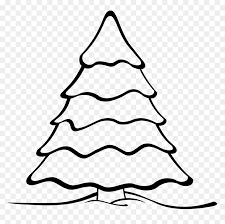 Set of drawn christmas trees. Sketch Christmas Tree Drawing Hd Png Download Vhv