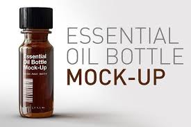 Essential Oils Bottle Vial Mock Up Essential Oil Bottles Oil Bottle Mocking