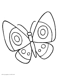 Bugs and butterflies (and winnie the pooh!) are ideal for toddlers. Easy Printable Butterfly Coloring Pages Novocom Top