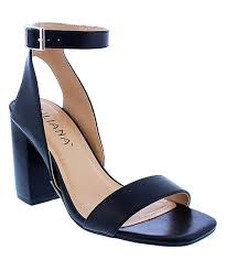 Liliana Footwear Black Block Heel Breann Sandal Women