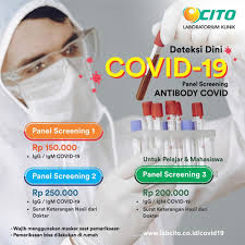 We can end the pandemic today. Pemeriksaan Rapid Test Covid 19 Panel Screening 2 Laboratorium Klinik Cito