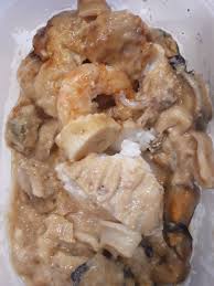 Gratin De Fruits De Mer Flo Sachet Moules Sachet Fruits Mer Cabillaud Crevettes 6 Quenelles Roux 60 70g De Beurre J Gratin De Fruits Cuisine Fromage Rape