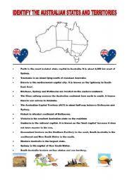 Great for a zoom quiz. Australian Geography Puzzle Esl Worksheet By Ildibildi