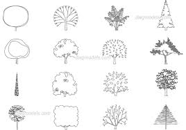 Here is another set of free cad blocks from the first in architecture cad block database. Trees Side View Dwg Autocad Blocks 2d Vegetation Models For Free