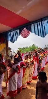 मानुषमुड़िया में गणेश पूजा पर निकली भव्य कलश यात्रा | Sharp Bharat