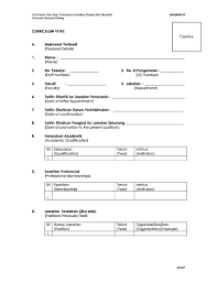 Menggunakan cv teater antarabangsa berikut sebagai templat apabila membuat cv anda sendiri, termasuk petua menulis dan lebih banyak contoh. Contoh Resume Kenaikan Pangkat Fill Online Printable Fillable Blank Pdffiller