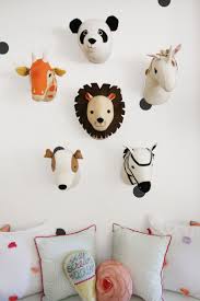 6 Totally Fresh Decorating Ideas For The Kids Playroom Animal Head Decor Kid Room Decor Childrens Room Decor