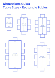Rectangle Size Tables Variations Rectangular Dining Tables Are Efficient Tables That Ar In 2020 Dining Table Dimensions Dining Table Sizes Rectangular Dining Table