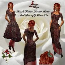 Before heading over to the titanic gala dinner it is recommended to dress casually in a nice shirt and pants. Second Life Marketplace 186 Rose S Titanic Dinner Dress