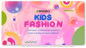 Fun cartoon album for kids. 56 Baby Video Templates Compatible With Adobe After Effects