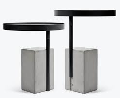 Table Appoint Beton Plateau Pivotant 360 En 2020 Table D Appoint Table Basse Beton Bout De Canape