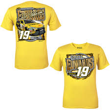 Carl edwards jr's new delivery next to clayton kershaw nascar driver carl edwards, holding the trophy for winning at bristol motor speedway (aka the last great. Carl Edwards Chase Authentics Chassis T Shirt Yellow