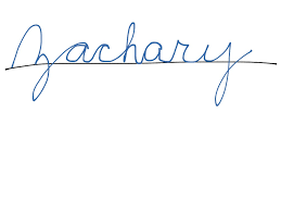 Zachary Cursive Showme