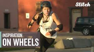 Roller derby athlete inspiring at-risk girls to try skating to build  confidence