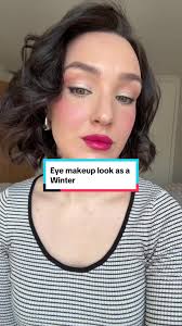 Bright Winter Eye Makeup Tutorial for Cool Tones