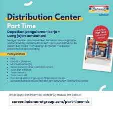Change your preferences any time. Lowongan Kerja Part Time Di Gudang Indomaret Indah Pratiwi 23 Jan 2020 Loker Atmago