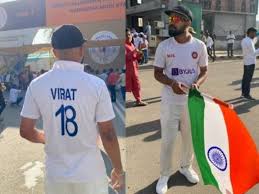 Riding high on the historic victory in the test series against australia. India Vs England Virat Kohli S Doppelganger Spotted During India Vs England Fourth Test In Ahmedabad