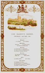 Menu2bsmall Jpg 618 992 Vintage Menu Queen Victoria Vintage Recipes