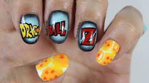 Dragon ball z nail wraps. Dragon Ball Z Nails Anime Nail Art Youtube