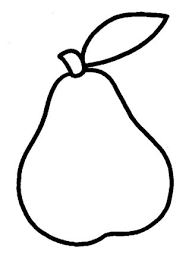 Peer Fruits Fruit Coloring Pages Fruits For Kids Pear Fruit