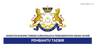 Cara memohon jawatan kosong spa johor. Suruhanjaya Perkhidmatan Awam Johor Pembantu Tadbir Kerja Kosong Kerajaan