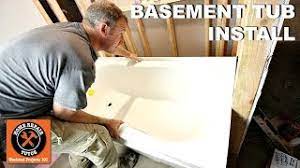 Code requirements for bathtub plumbing. How To Install A Basement Bathtub And Connect The Plumbing