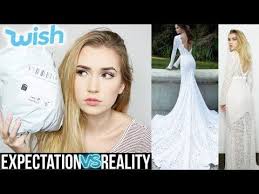 Ebay Wish Clothing Haul Trying On Cheap Prom Dresses Conagh Kathleen Youtube Wedding Dresses One Size Fits All Wish Clothing