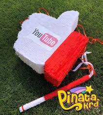 You can share your favorite you tube videos with others as well. Pinata Youtube Like For Party Pinyata Yutub Lajk Youtube Party Kids Birthday Party Youtube Birthday