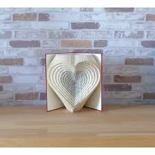 Herz vorlage zum ausdrucken : Gefaltetes Buch Herzen 3d Buchkunst