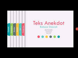 Ana mobil kang apik tenan parkir menyang pinggir dalan. Presentasi Teks Anekdot Bahasa Jawa Youtube