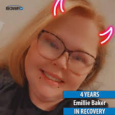 Congratulations to Emillie for celebrating 4 years in recovery today!