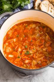 Cabbage soup is simple, tasty and can be made with or without meat, making it a good choice for vegetarians. Cabbage Soup Recipe 6 Ingredients Video The Recipe Rebel