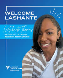 Please join us in welcoming LaShante Thomas as the new Director of our  Residential Reentry program! LaShante brings both expertise and heart to  her work. She's a passionate advocate for second chances