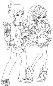 Thousands pictures for downloading and printing! Monster High Dolls Coloring Pages Novocom Top