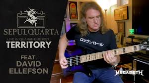 If you are a fan of ellefson you will really enjoy this. Sepultura Territory Feat David Ellefson Megadeth Metal Allegiance Youtube