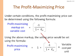 Profit Maximization Formula Google Search Formula Profit Economics