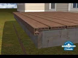Special fasteners called tiger claws secure the remaining planks (image 3). Composite Deck Building E Trim Part 1 Youtube