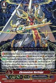 Also in these packs sometimes there are reprints of. Chronovisor Heritage Cardfight Vanguard Card Of The Day Pojo Com