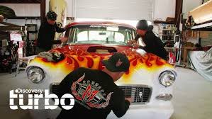 Image result for Flame Red 1955 GMC