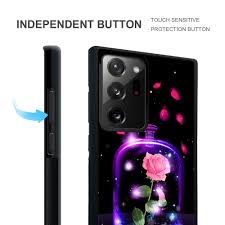 متوافق مع سامسونج جالاكسي نوت 20 ألترا، حافظة بيوتي أو بيست جالاكسي نوت 20  بلس للفتيات، تصميم نمط مقاوم للصدمات مضاد للخدش غطاء زجاجي عضوي لسامسونج  جالاكسي نوت 20+ 7.7 بوصة : Amazon.ae: الإلكترونيات والصور