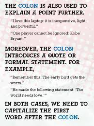 Knowing which punctuation to apply within sentences can be confusing. Teaching Stuff Colon Vs Semicolon Teaching Cursive Writing Learn Creative Writing Teaching Cursive
