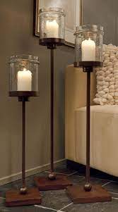 Olorvela candlestick holders, candle holders glass, taper candle holders clear, perfect for home decor, weddings, restaurants, and dinner parties, 2pcs/set 5.0 out of 5 stars 8 $12.99 $ 12. Dessau Home Bronze Iron Floor Candleholder With Hammered Jar Globe Floor Candle Holders Floor Standing Candle Holders Standing Candle Holders