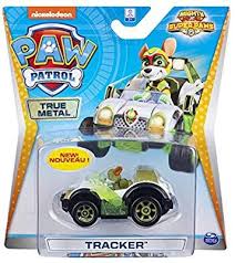 Amazon Com Nickelodeon Paw Patrol Tracker Die Cast Car 1 55 Scale Toys Games Paw Patrol Tracker Paw Patrol Toys Paw Patrol
