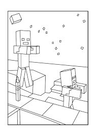 Click on the colouring page to open in a new window and print. Minecraft Zombies Minecraft