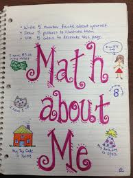 Way To Begin Math Journal Math Journals Math About Me Math Interactive