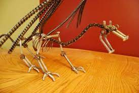 Welded Metal Dragon Sculpture By Dremeworks On Etsy 195 00 Welding Art Scrap Metal Art Metal Art Sculpture