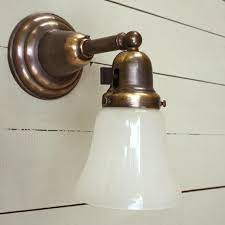 Highland Vintage Antique Style Antique Brass Single Wall Antique Style Wall Sconces Vintage Antiques