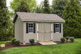 A nice and simple way to make your small storage shed stand out is to give it a barn door and to paint. Portable Storage Sheds In Pa Best Choices For 2021