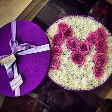 حرف M بالورد صور Luxury Flowers Rose Gift Flower Letters