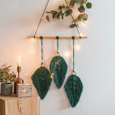 Bohemian macrame wall hanging diy craftsy outdoor cushions. Nordic Macrame Wall Hanging Leaf Tapestry Decor Bohemian Tassel Chic Home Living Room Bedroom Headboard Decoration Accessories Aliexpress Mobile